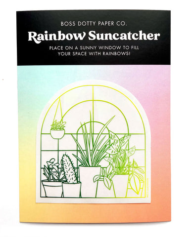 Plant Rainbow Suncatcher Window Decal