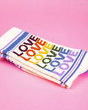 Retro Rainbow Love Pride Socks-Gumball Poodle-Strange Ways