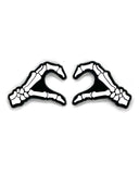 Skeleton Heart Hands Pin Set-Ectogasm-Strange Ways