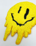 Mega Melt Smiley Face Large Chenille Patch-Nate Duval-Strange Ways