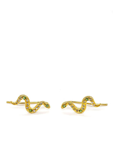 Snake Crawler Earrings