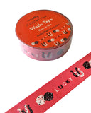 Lucky Dice Horseshoe Washi Tape-Molly Illustration-Strange Ways