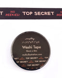 Top Secret, No Peekies Washi Tape-Molly Illustration-Strange Ways