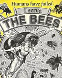 I Serve The Bees Now Risograph Art Print (8" x 10")-Arcane Bullshit-Strange Ways