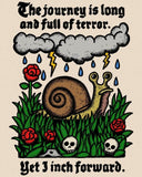 The Journey Is Long And Full Of Terror Art Print (8" x 10")-Pretty Bad Co.-Strange Ways