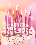 Wishing You... Birthday Candles - Pink (Set of 10)-54° Celsius-Strange Ways