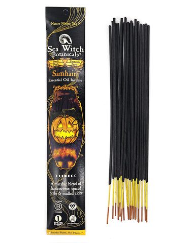 Samhain Incense Sticks: Frankincense, Spiced Herbs, Mulled Cider (20ct)