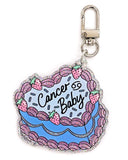 Cancer Zodiac Cake Charm Keychain-Wildflower + Co.-Strange Ways