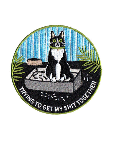 Get My Shit Together Cat Patch