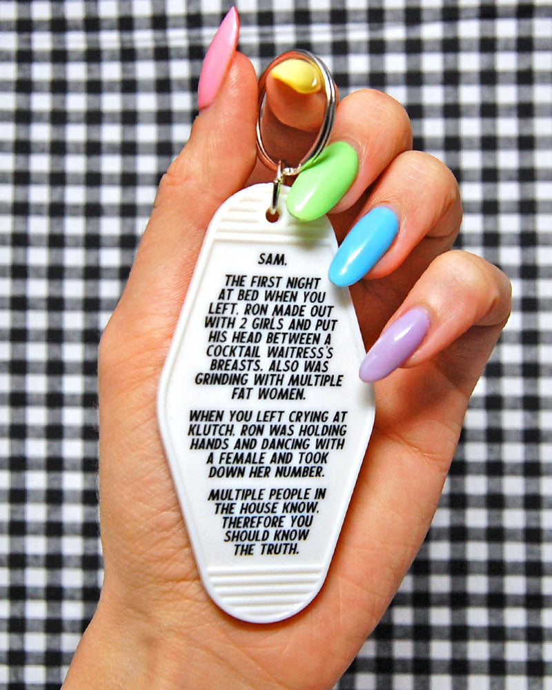 Jersey Shore Letter Keychain-A Shop Of Things-Strange Ways