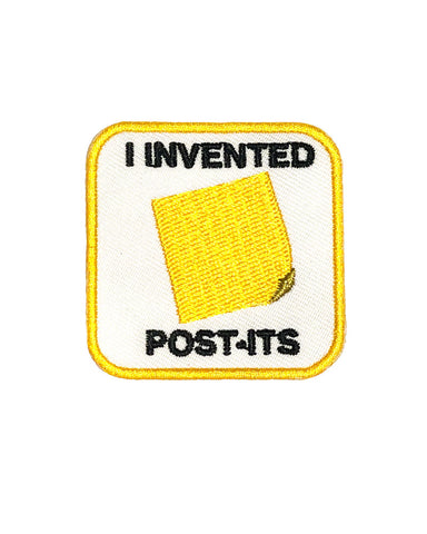 I Invented Post-Its Small Patch