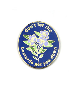 Plant Pins! Bloom Flourish Grow - Bloom Enamel Badge Pin - (12214)