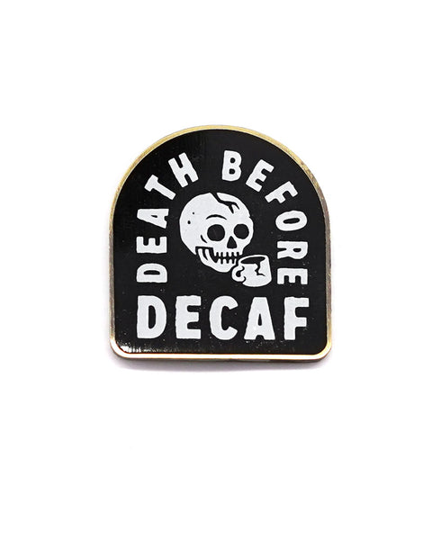 Death Before Decaf PVC/Velcro Patch – Heroes Rise Coffee Company