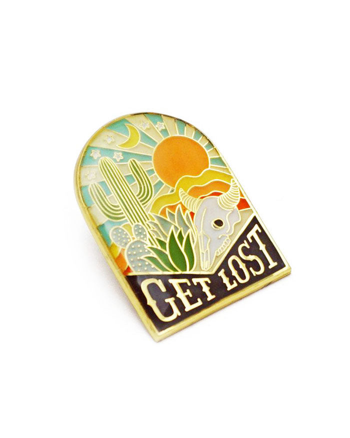 Get Lost Desert Pin-Lucky Horse Press-Strange Ways