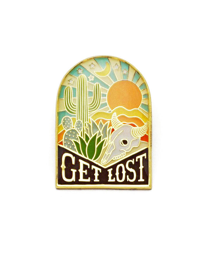 Get Lost Desert Pin-Lucky Horse Press-Strange Ways