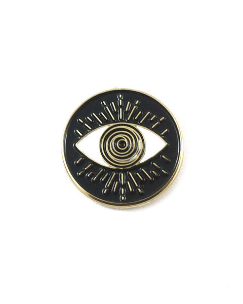 Evil eye deals enamel pin