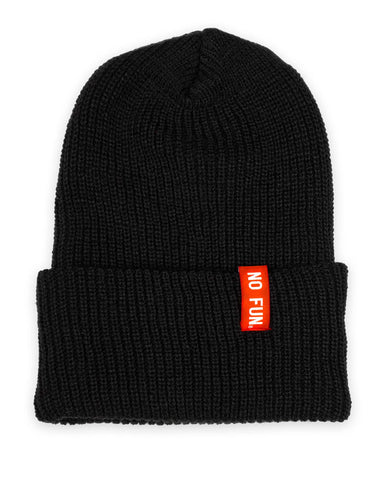 No Fun® Ribbed Beanie