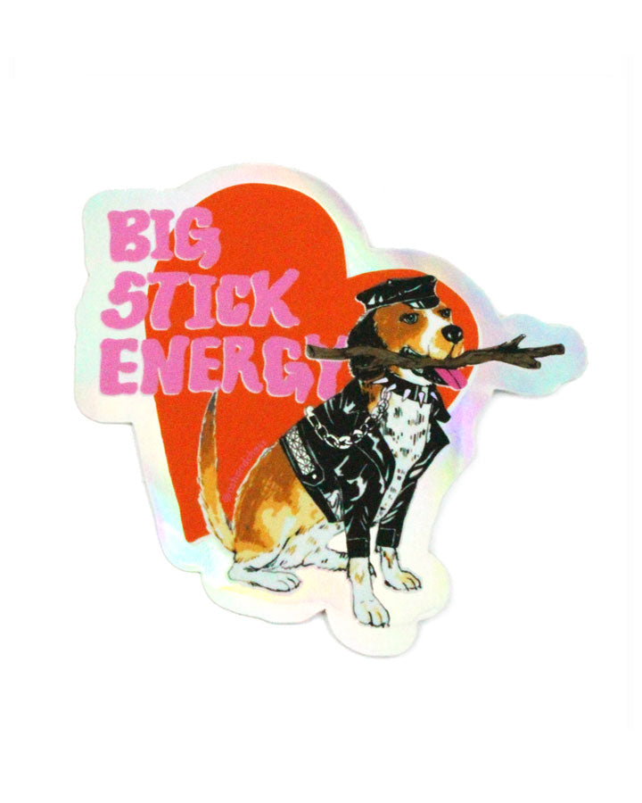 Big Stick Energy Holographic Sticker-Ash + Chess-Strange Ways