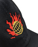 Burning Globe Dad Hat-Badaboöm Studio-Strange Ways