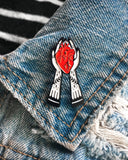 Heart In Hands Pin-Ectogasm-Strange Ways